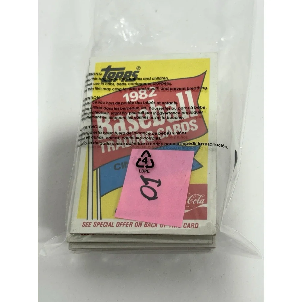 1982‎ TOPPS COKE COCA-COLA Lot Of 10 Cards CINCINNATI REDS Players Lot #1 - Picture 3 of 8